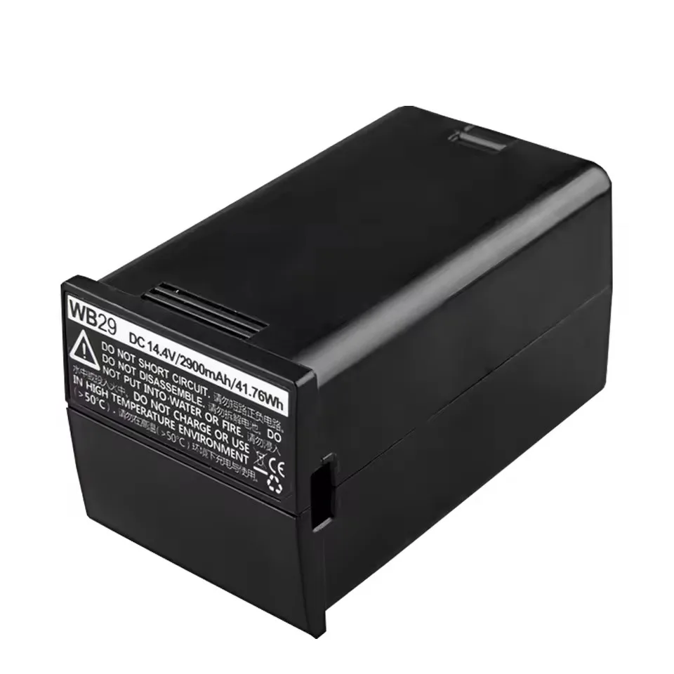 

Gx WB29 Rechargeable Battery Stable Output for AD Series Flash Units 2900mAh Ideal for Location Portrait Product Shooti