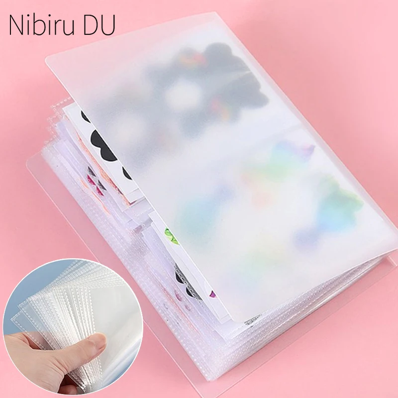 

84/40 Slots Nail Art Stickers Storage Book Empty Album Decals Collecting Organizer Nails Sticker Notebook Display Manicure Tools