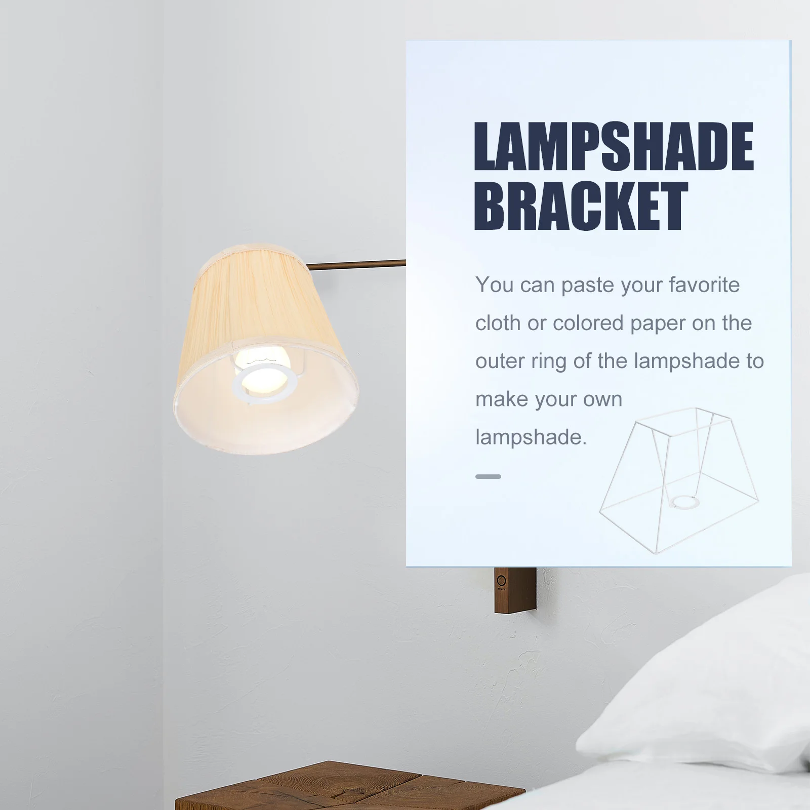 أصحاب عاكس الضوء مدبب معدن الحديد DIY عاكس الضوء قوس صنعة ممتازة استبدال إطار الضوء القديم في أي وقت