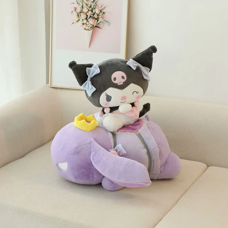 

Sanrio Kawaii Plush Doll Pillow Large Toy Pp Cotton Cartoon Kuromi Cute Soft Doll Baku Children's Toy Holiday Gift