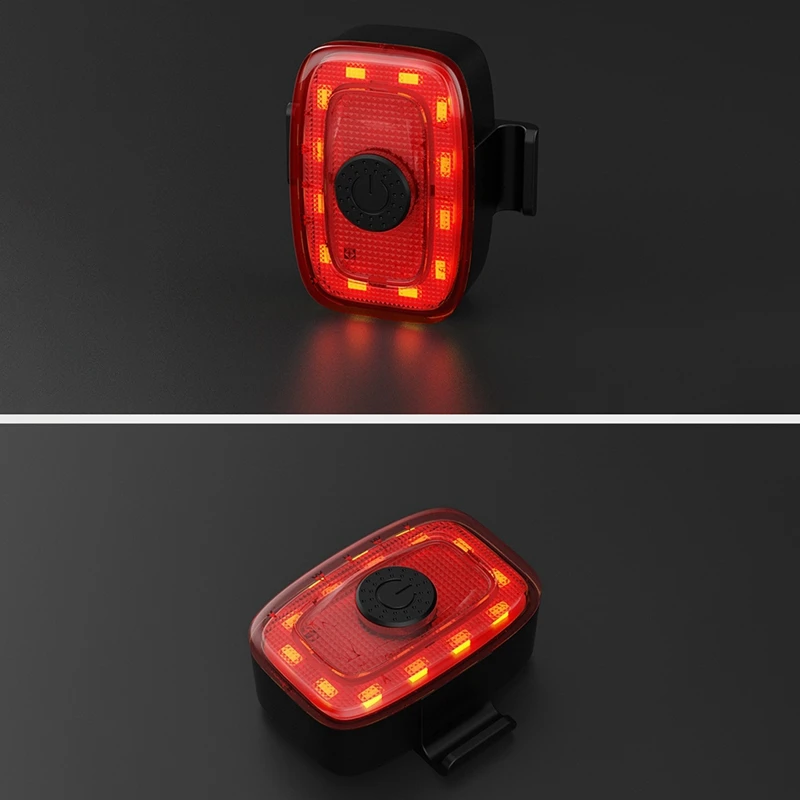 Bicycle Rear Light Bike Tail Light USB Rechargeable Road Saddle Seatpost LED Warning Cycling Lamp