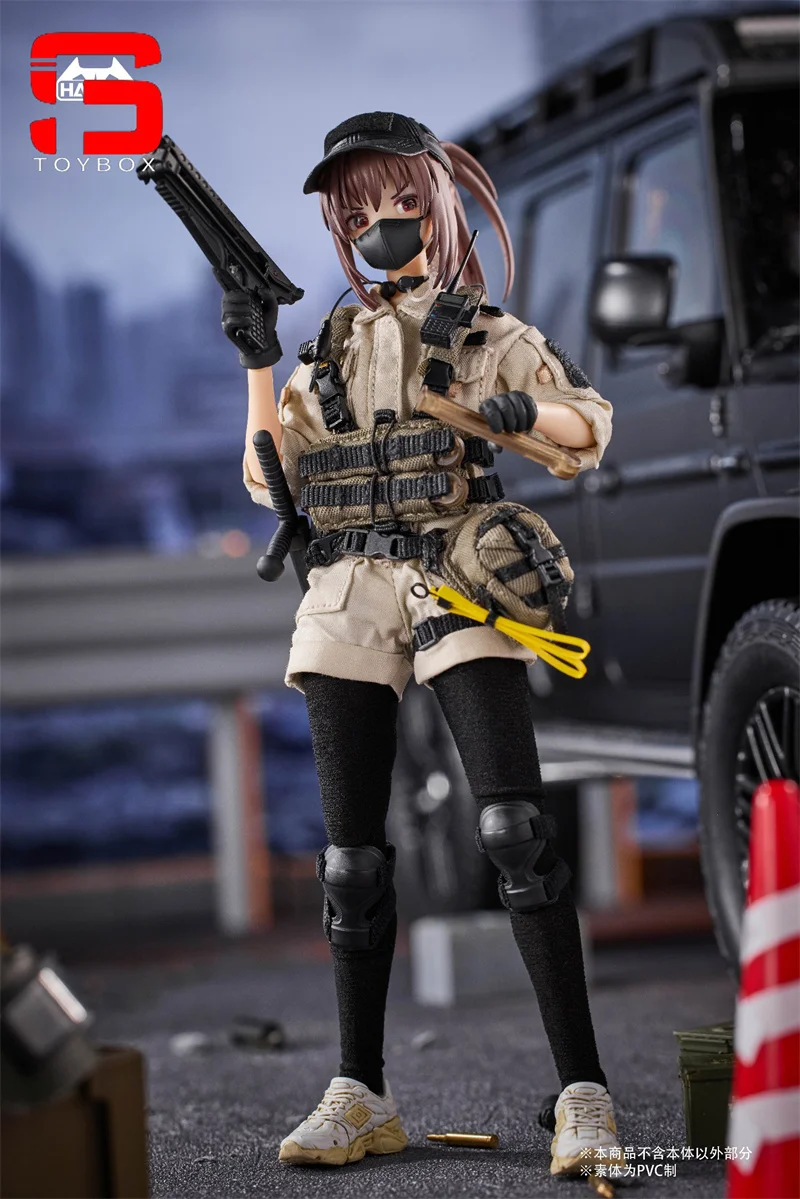 【2024 Q4】HASUKI PA006 1/12 Guard Girl Action Figure Pocket Art 15.5cm Female Soldier Figurine Full Set Collectible Model