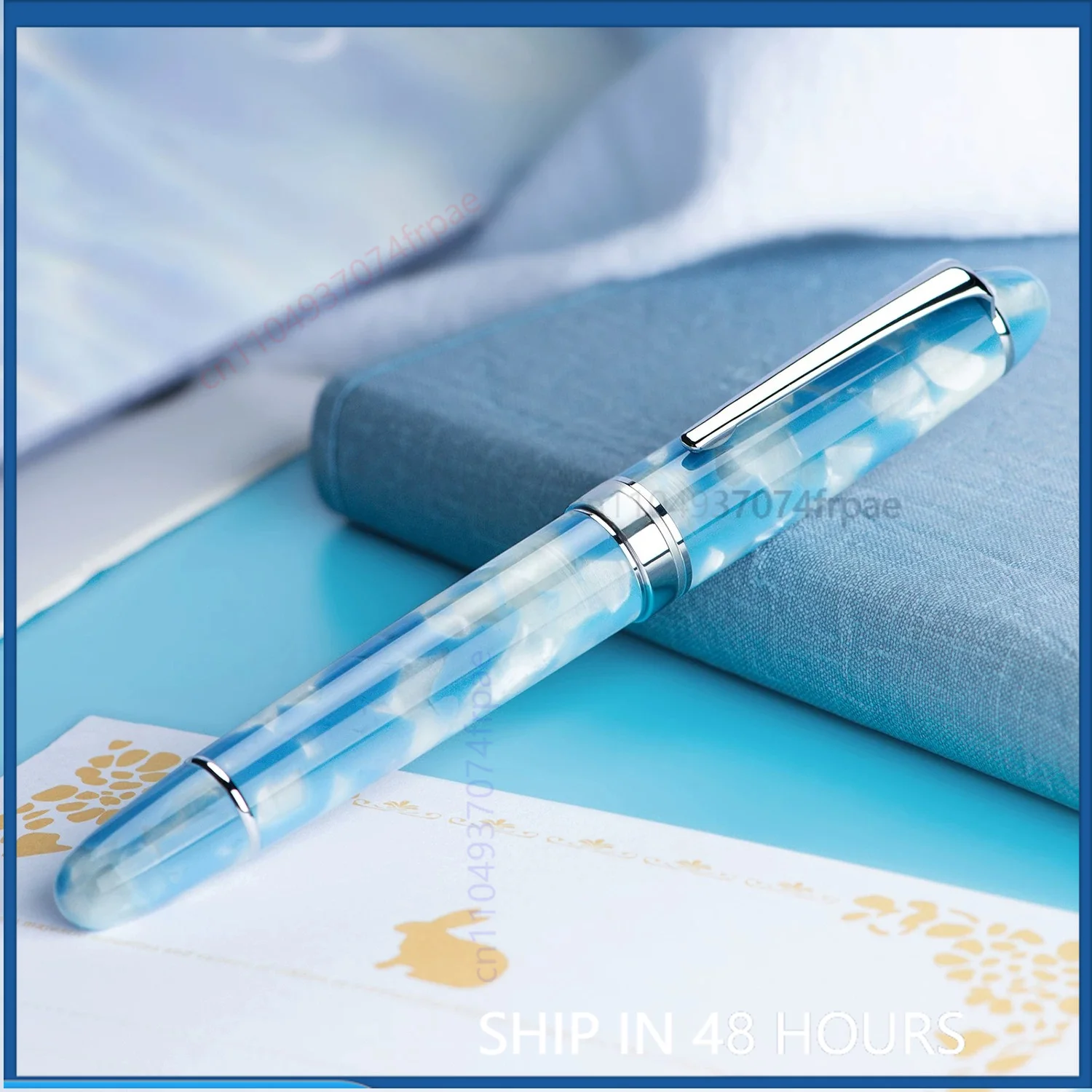 For Asvine P50 Piston Fountain Pen With BOCK Nib Luxury and Exquisite Business Student Gift Pen