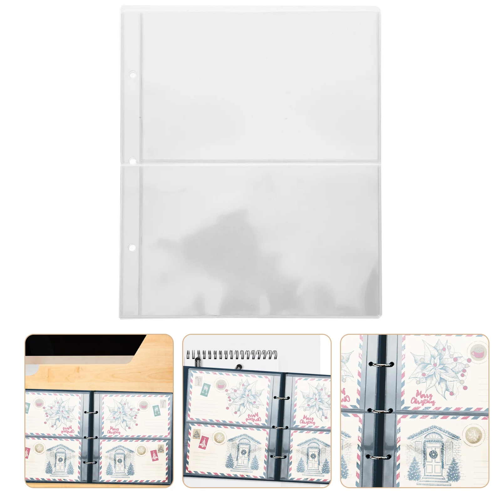 Livre de collection de billets de banque en PVC transparent, album de collection de monnaie, porte-billets de voyage