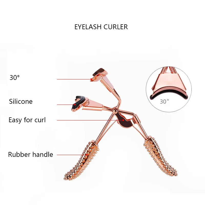 Professional Makeup Eyelash Curler Handle Eye Lashes Curling False Eyelashes Curlers Clip Beauty Makeup Tool