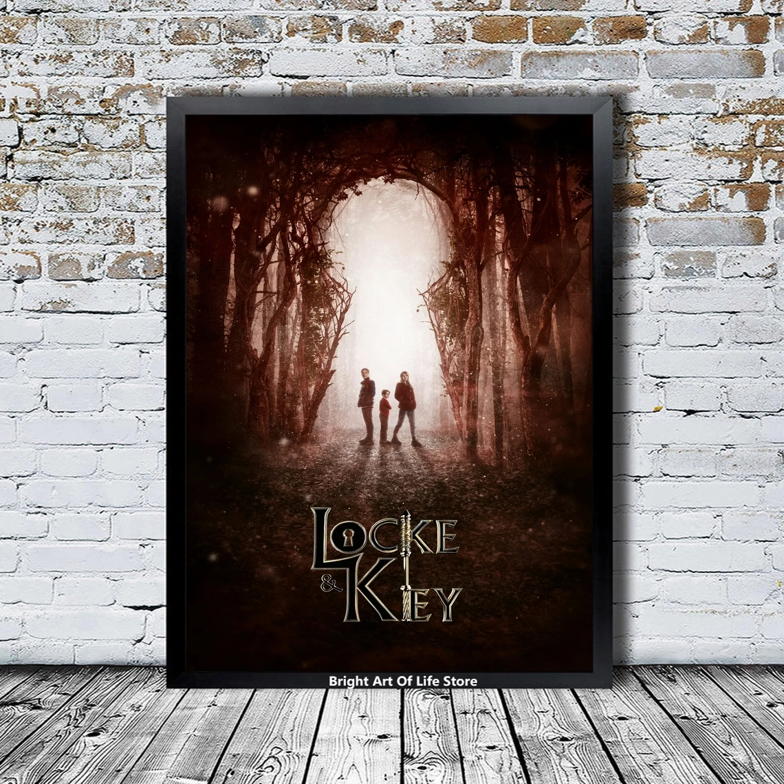 Locke & Key Poster Star Actor TV Series Canvas Poster Photo Print Wall Painting Home Decor (Unframed)