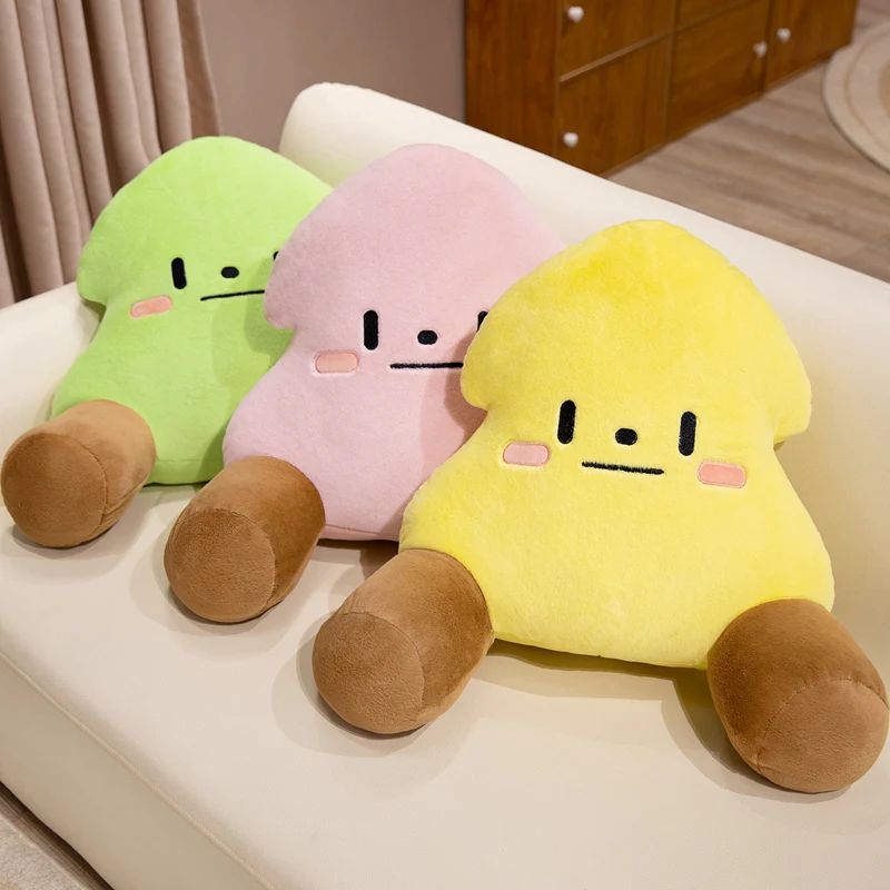 Stump Waist Pillow Soft Plush Colorful Stump Cushion Sitting For a Long Time To Protect The Waist Seat Companion Home Decor