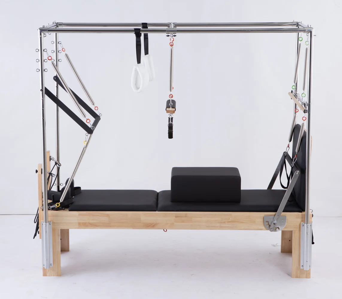 

Equipment Smart Library 2 in 1 Pilates Bed Wood Equipment Reformer Pilates Bed