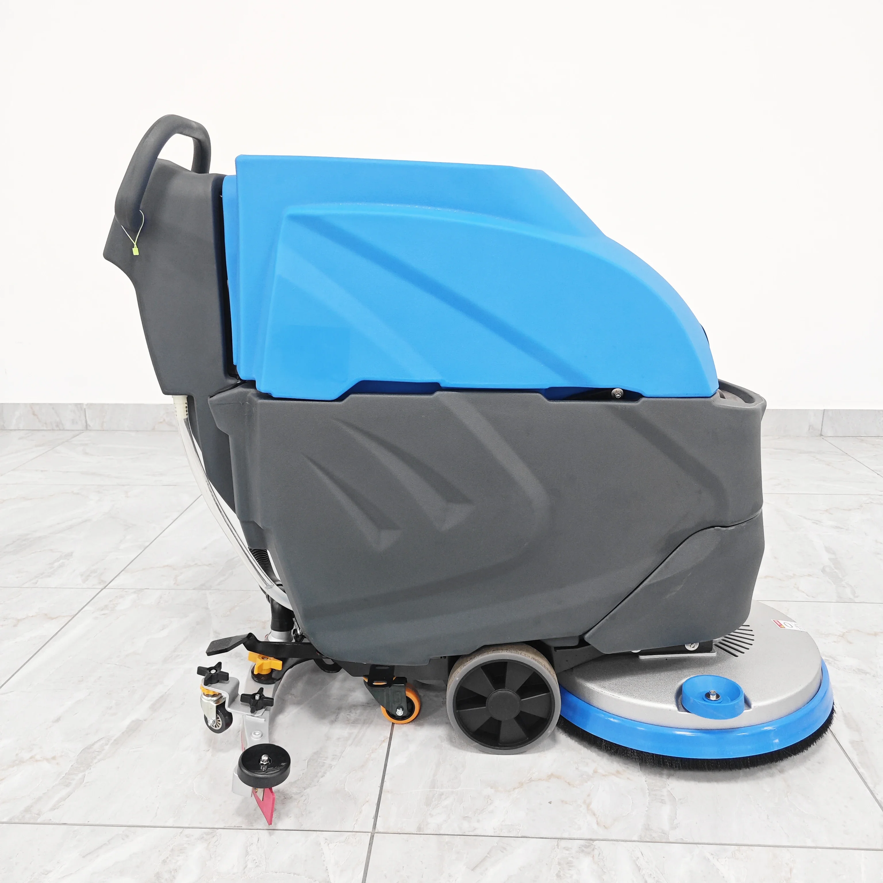 CleanHorse G1 high efficiency gym ceramic tile floor cleaning machine commercial walk behind electric floor scrubber