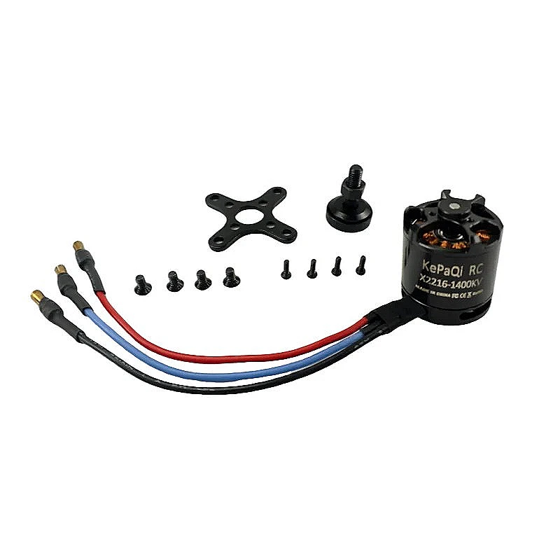 KePaQi X2216 High quality Model aircraft brushless motor X2216 1400KV 2400KV  Brushless Motor For RC Models 3D airplane