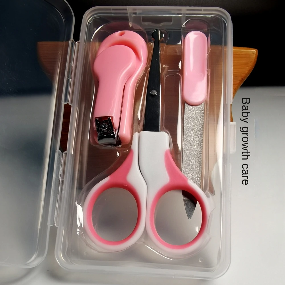 Baby Nail Scissors Newborn Anti-pinch Care Scissors Full Set of Nail Clippers Set Nail Clippers for Children and Babies
