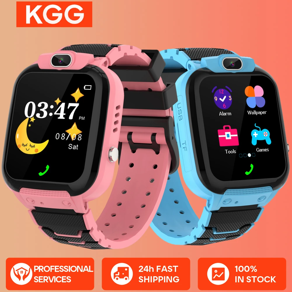 KGG 16 Games Smart Watch Children Music Video Player Kids Smartwatch Recording Alarm Clock for Boys Girls Birthday Gifts