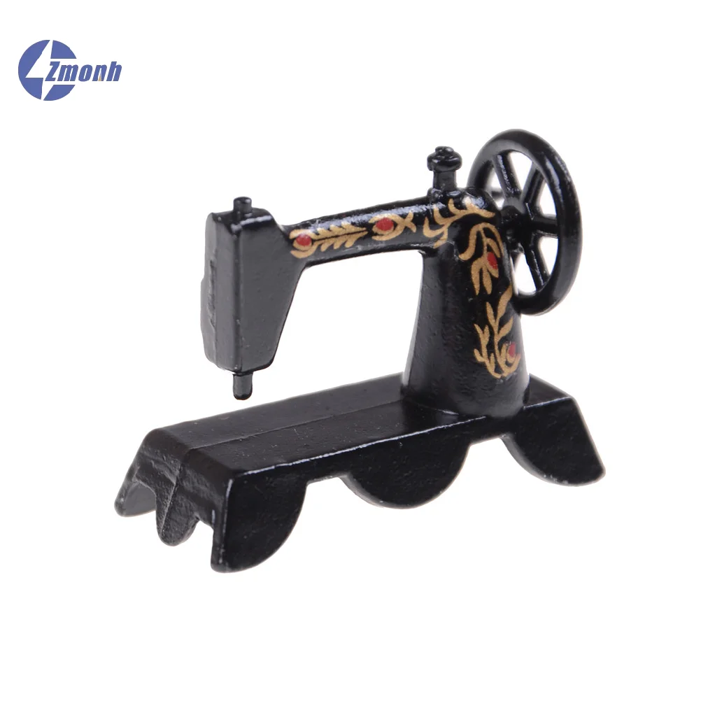 New！Cute Mini 1:12 Dollhouse Miniature Sewing Machine Tailor Toy Model Furniture Doll House Decoration Accessories
