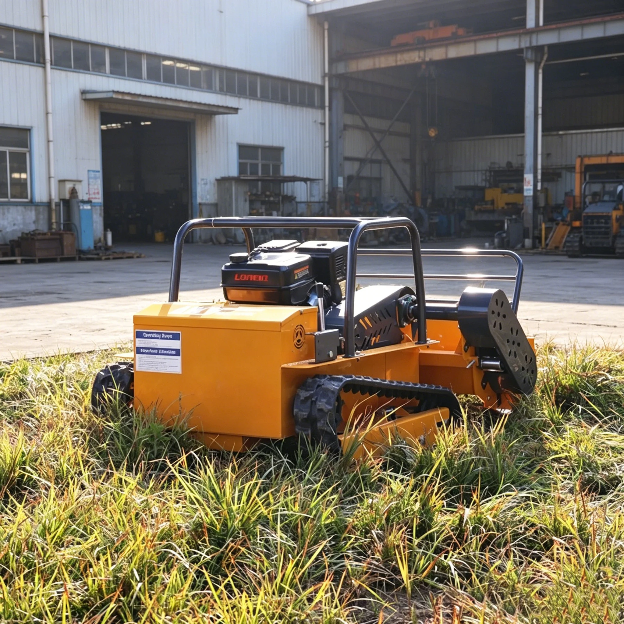 

Индивидуальная заводская самоходная газонокосилка, малогабаритная четырехтактная бытовая газонокосилка, гусеничного типа