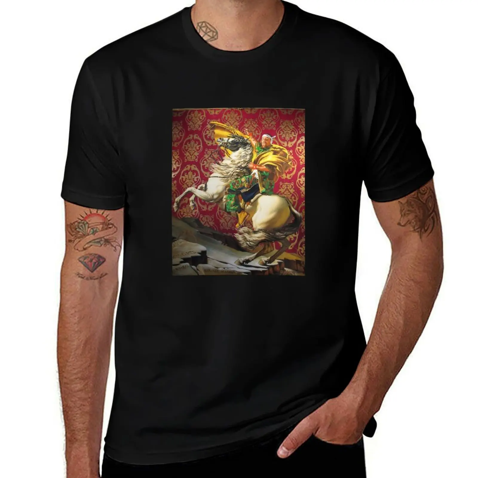 Kehinde Wiley Napoleon Army T-Shirt Plus Size Summer Short Sleeve T-Shirt