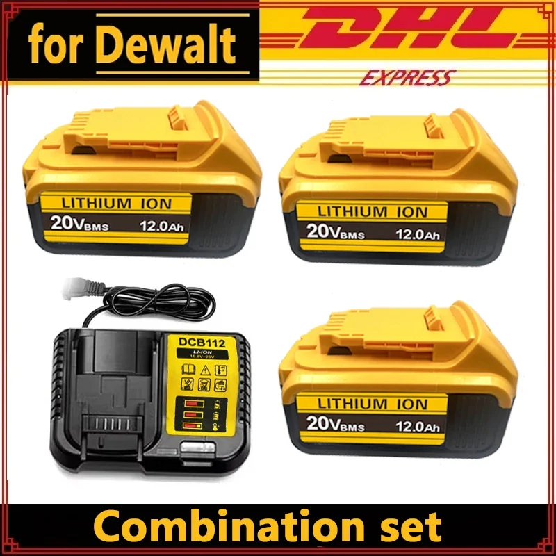 

New 100% Original 12000mAh 20V for Dewalt Power Tool Battery DCB206 20V 18.0Ah Battery DCB206 20V Battery DCB205 DCB200