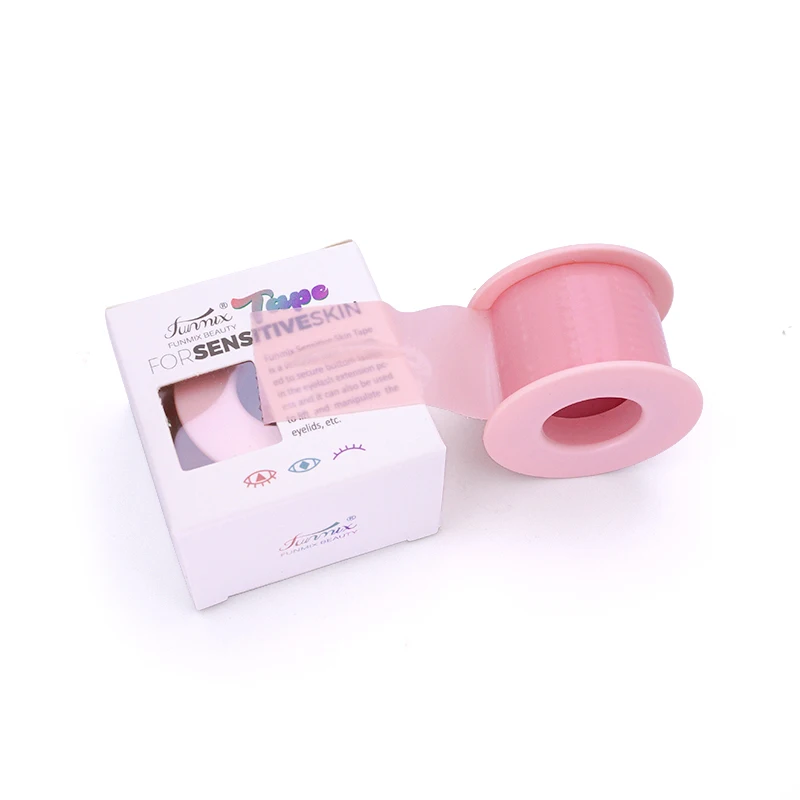 1 Stück Mikroporen-Silikon-Gel-Wimpernband aus Vliesstoff, atmungsaktiv, für empfindliche Haut geeignet, resistentes Unter-Augen-Pad für Wimpernverlängerungswerkzeuge – Detail 4