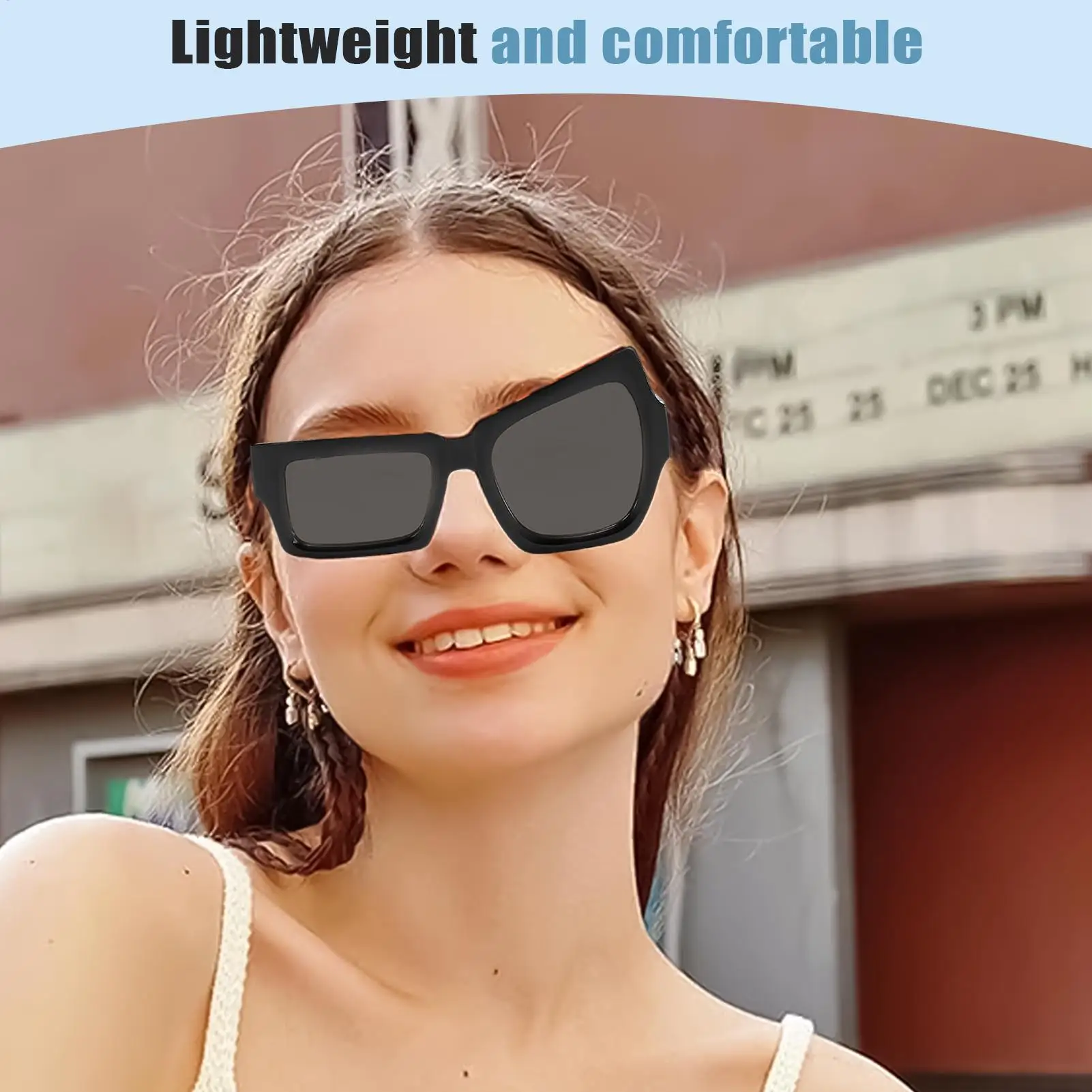 

Fun Women's Sunglasses Trendy Cycling Sun Glasses Eyebrow Raising Sun Glasses For Fishing Driving Cycling Stylish Irregular