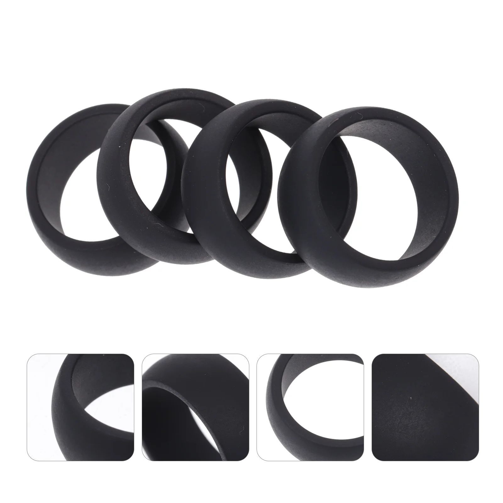 Sports Finger Ring Silicone Men Rings Outdoor Protective Covers Gym Accessories Men's