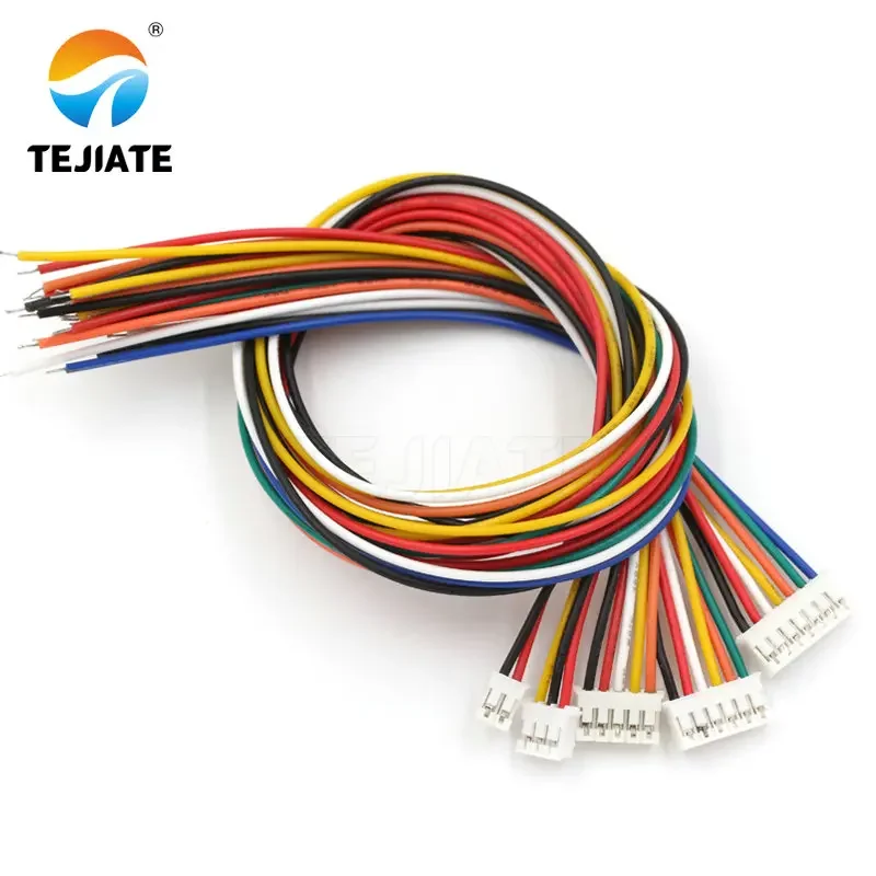 10PCS Micro Mini JST 2.0 PH Connector Male Female 2/3/4/5/6/7/8/9/10-Pin Plug With Wires Cables Socket 300MM 26AWG New