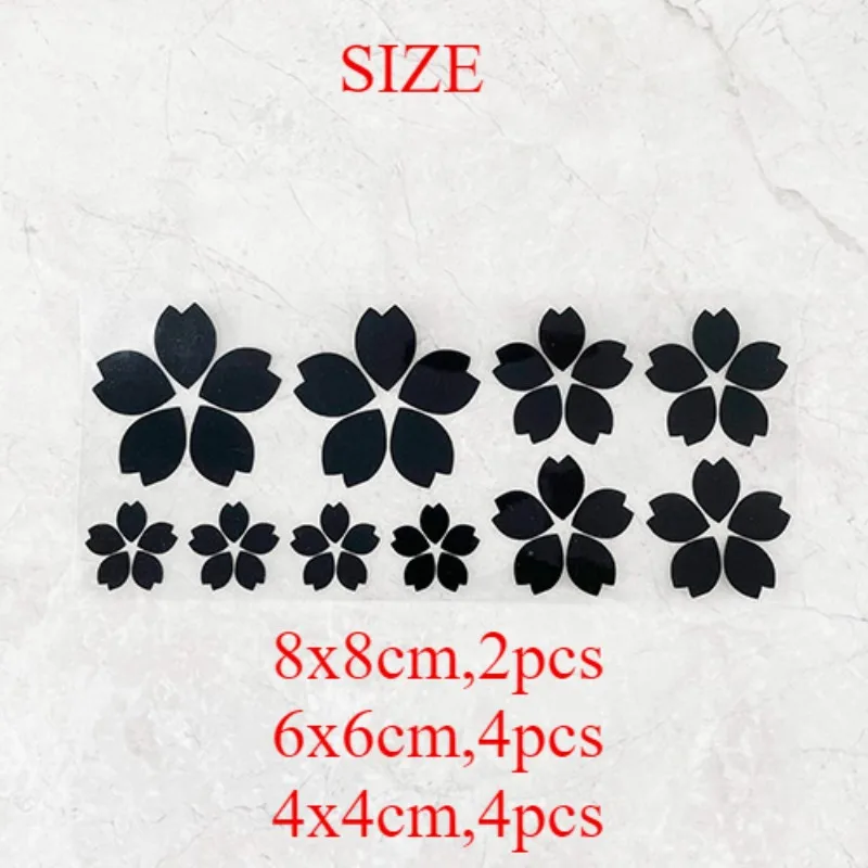 JDM Sakura Motorcycle Stickers Waterproof DIY Motorbike Side Panels Fuel Tank Fairing Vinyl Decals Bike MTB Frame Decoration