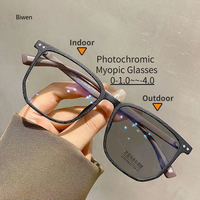 0-1-1.5-2-2.5-3...-4 Photochromic Myopic Glasses Women Men Fashon Anti Blue Light Shortsighted Myopia EyeGlasses Eyewear gafas