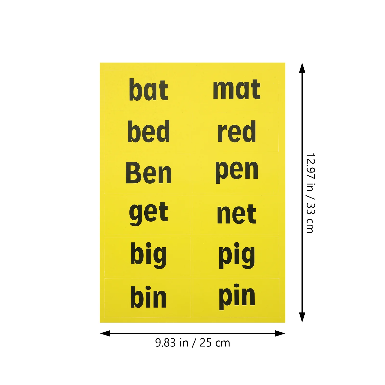 1Set Alfabet Spellingkaarten Kinderen Leren Woordspel Vroeg Educatief Hulpmiddel voor Peuters Lezen Bijpassende Activiteit Cognitief