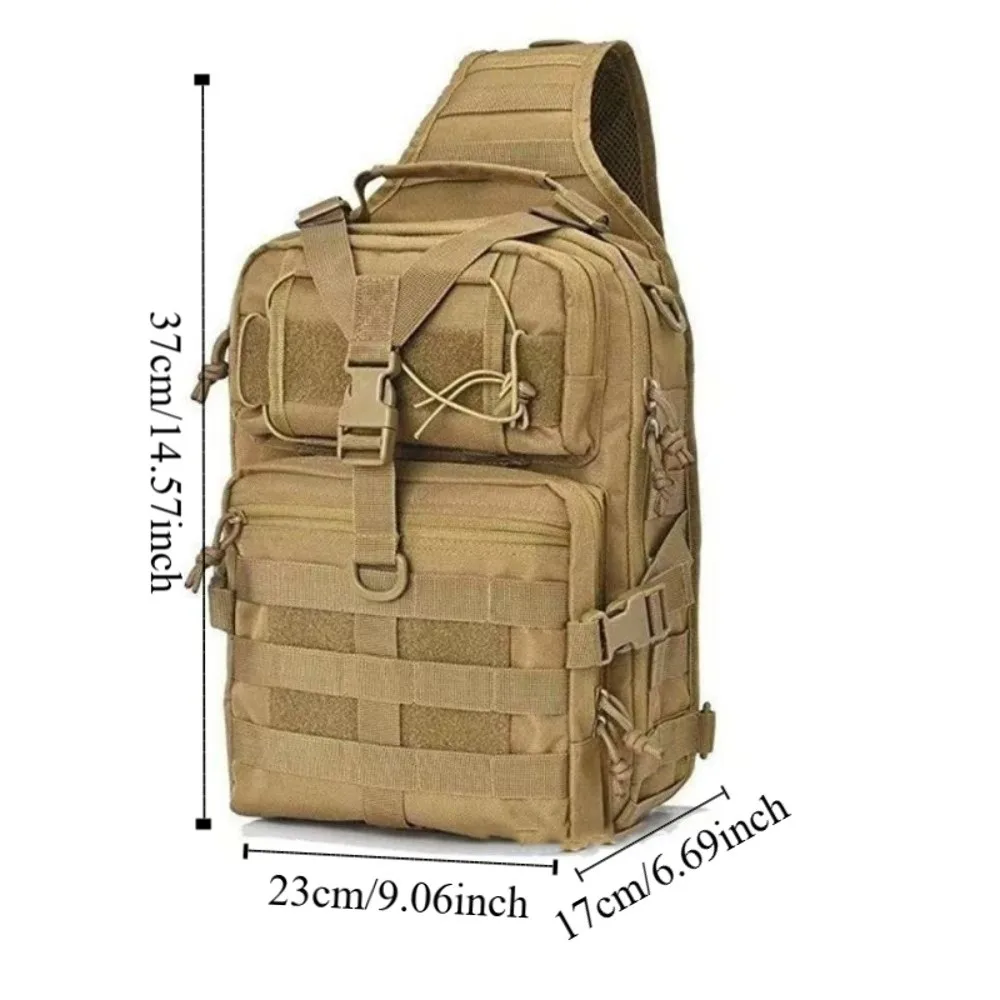 Borsa a tracolla da trekking impermeabile Borsa da alpinismo all'aperto Oxford leggera Zaino da campeggio durevole di grande capacità unisex