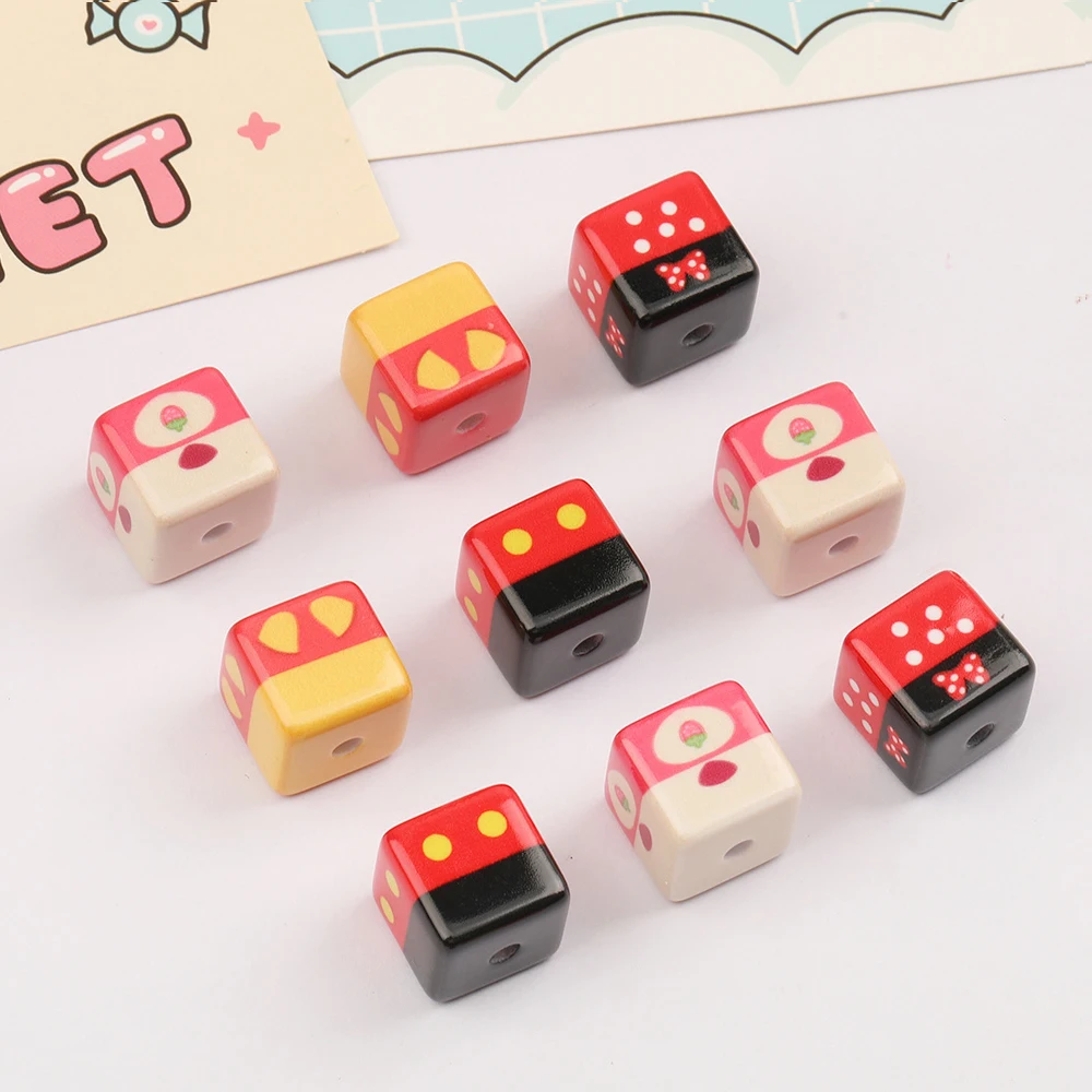 

Cordial Design 100 шт. 16*16 мм DIY бусины/эффект печати/квадратная форма/ручная работа/акриловые бусины/ювелирные изделия и компоненты #16964