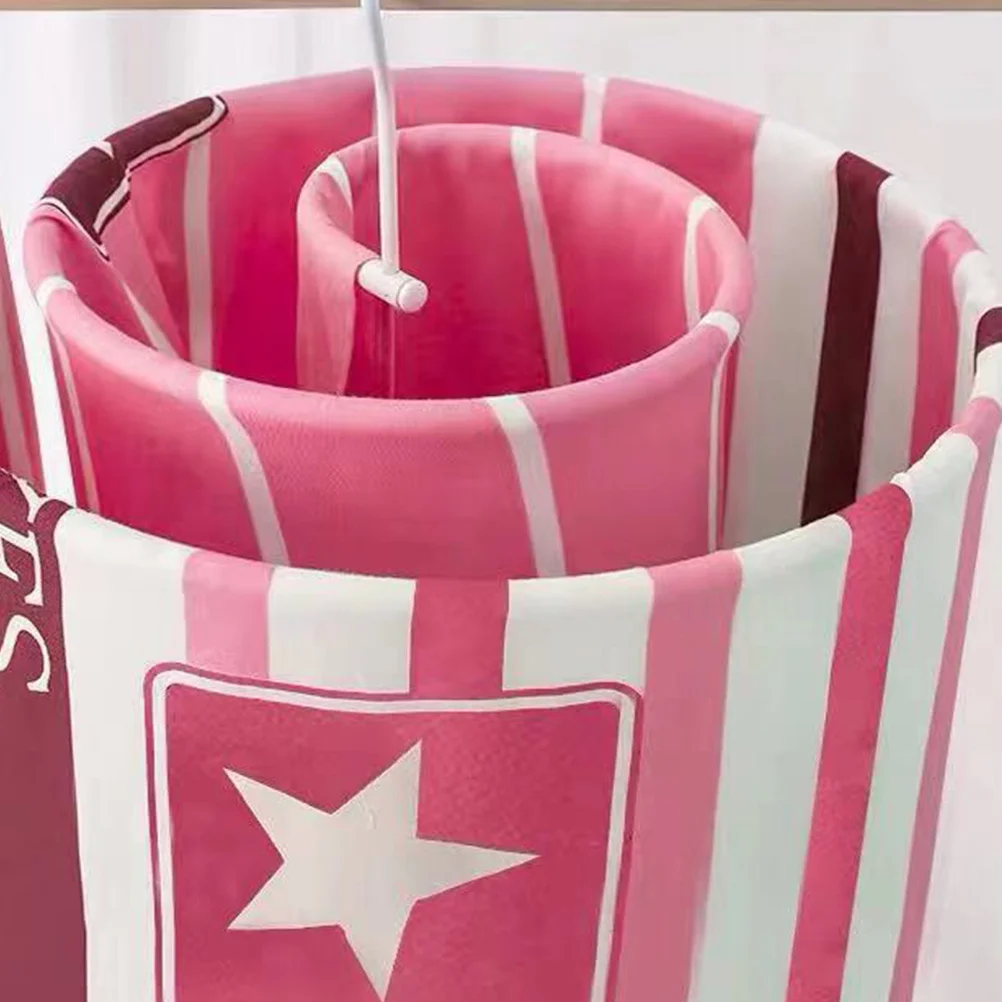 

Spiral Hanger Stainless Steel Space Saving Round Drying Rack for Bed Sheets Towels Sheet Drying Hanger