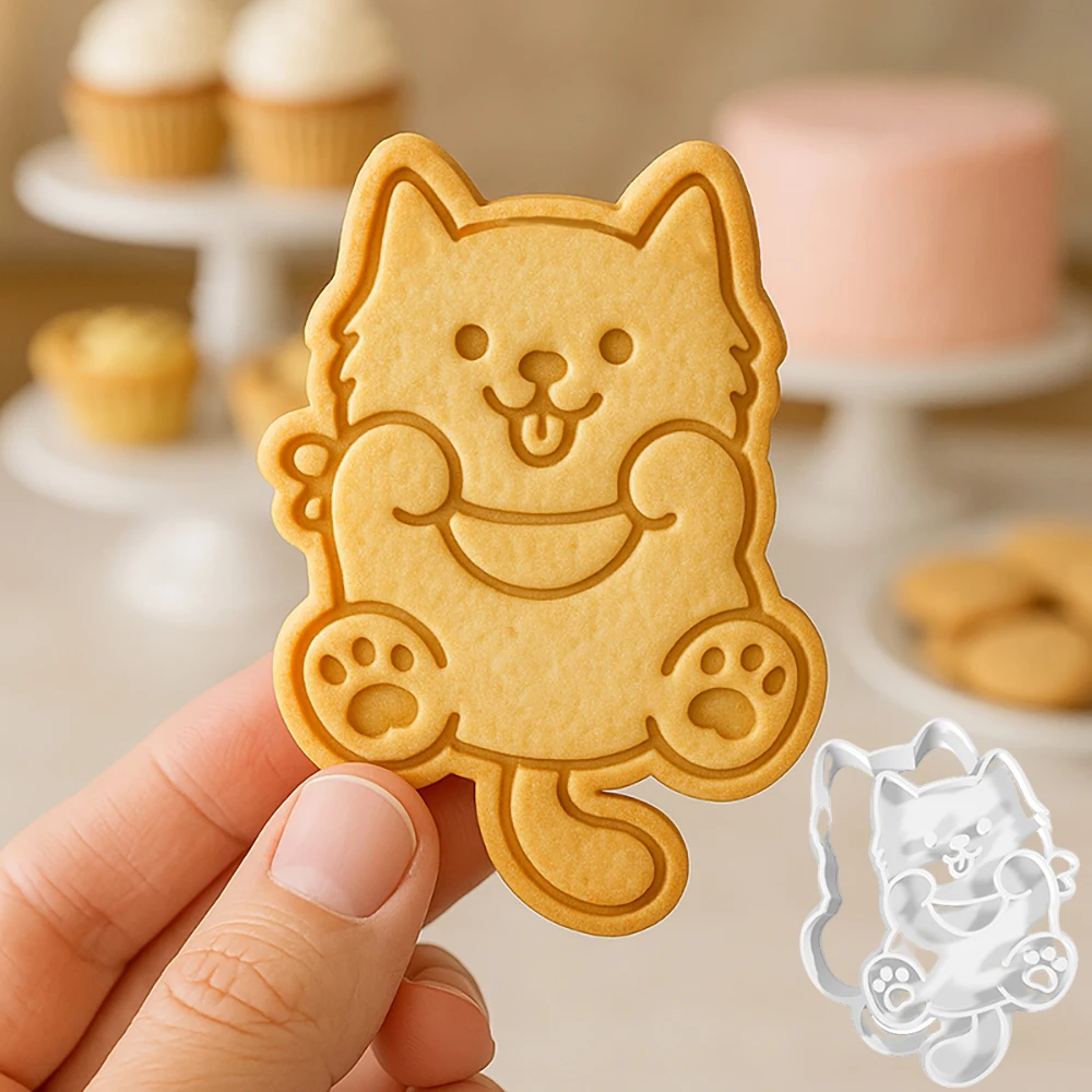 

Pets Puppy Cookie Cutters DIY Bakery Tools and Accessories Stampcookie Cutters