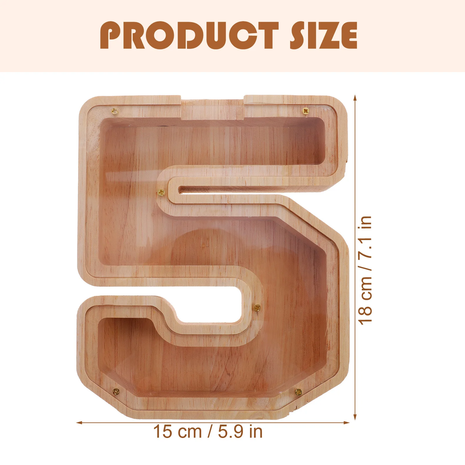 透明な木製貯金箱 多機能貯金箱 子供用クリエイティブコインバンク ホームデコレーション デスクトップ貯金ジャー