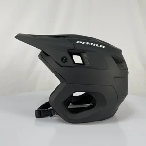 Fahrradfahrrad Pemila Capacete, integrierter Ohrschutz, Halb Mountain Bike Bike, BMX -Rüstung, Mattfarbe, Offstraße, Laufen, neu, 3/4 10 Hauptverkaufs -Rüstungshelm - №1