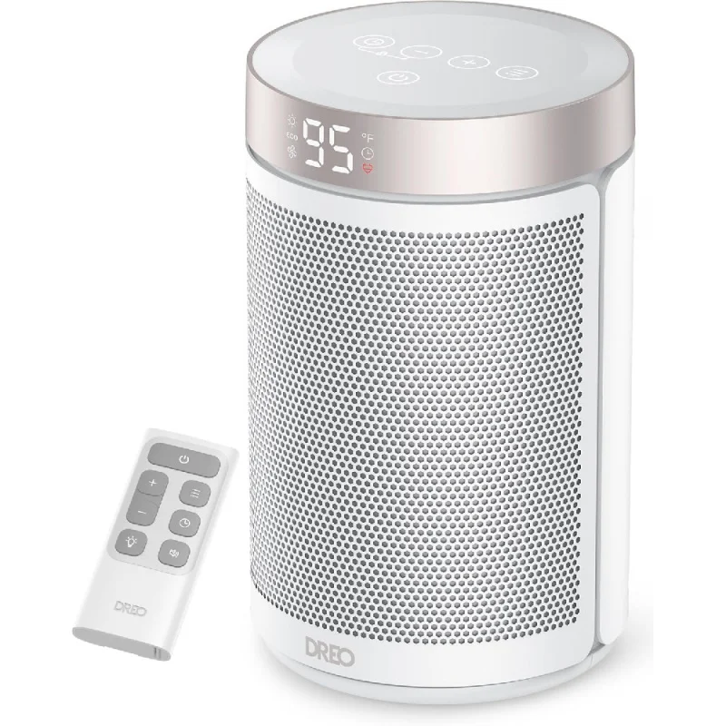 

Dreo Space Heater, Portable Electric Heaters for Indoor Use with Thermostat and Remote, 2024 Upgraded, Digital Display