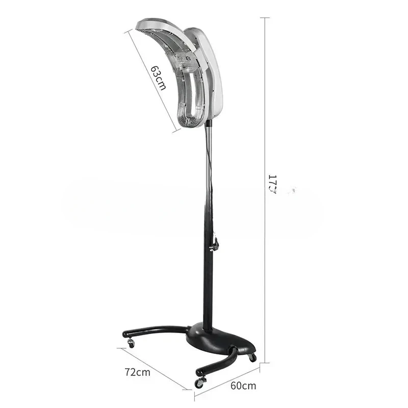 Professional Salon Use Height Adjustable Color Protection Rotary Hair Heater Standing Hair Climazon