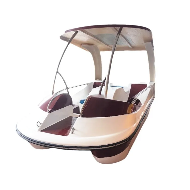 

Self-drainage pedal Electric Water sightseeing Scenic tourist boat FRP