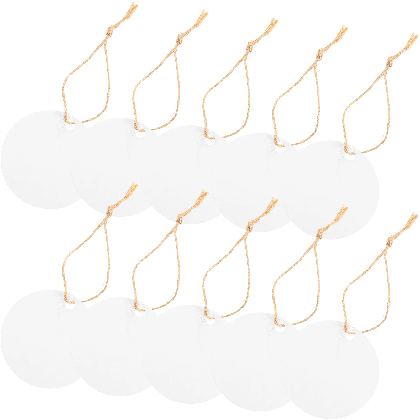 

1Set Round Paper Gift Tags Blank Writable for DIY Craft Projects Greeting Cards Scrapbook Embellishment Gifts Gift Tag