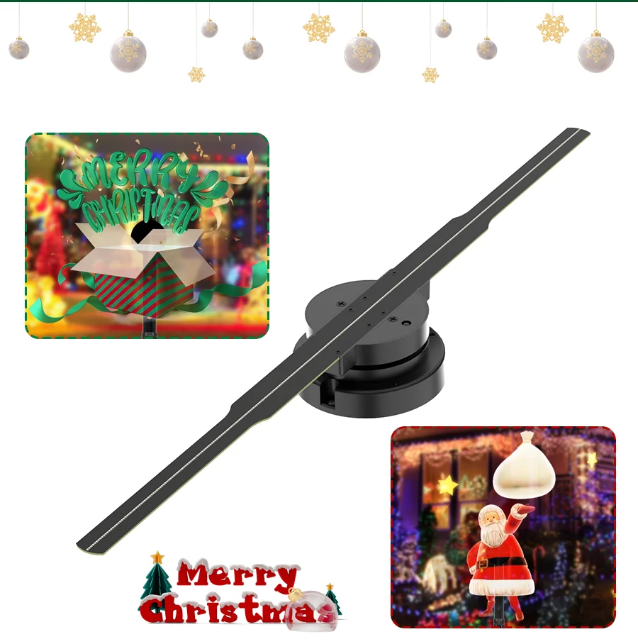 42 سنتيمتر واي فاي ثلاثية الأبعاد جهاز عرض هولوجرام مروحة التحكم عن بعد واي فاي ثلاثية الأبعاد جهاز عرض (بروجكتور) ليد عرض لاعب الثلاثية الأبعاد الإعلان العارض #4