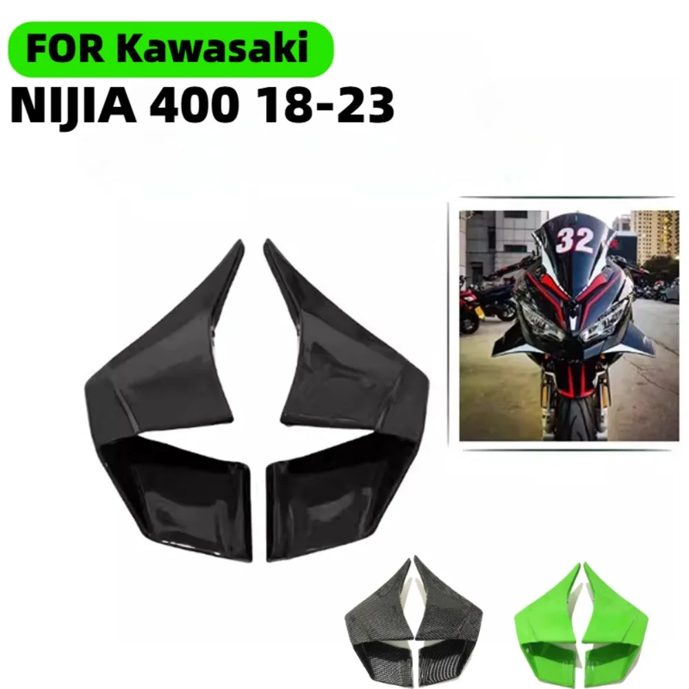 

For Kawasaki Ninja 400 2018-2023 Motorcycles Accessories Winglet Aerodynamic Wing Kit Spoilers Fixed Wings Fairing Spoiler