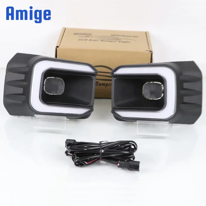 トヨタ ハイラックス レボ レッコ 2020-2024用 車用LED DRL 12V デイライト イエローターンシグナル デイタイムランニングヘッドランプ オートドライビングランプ