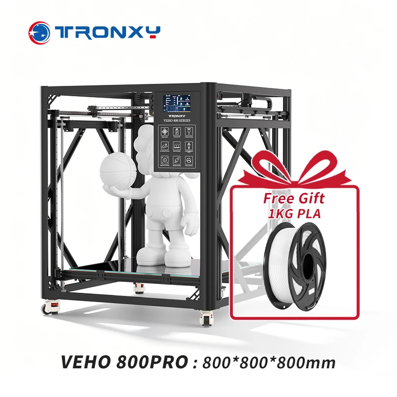 TRONXY VEHO 800 PRO DIY 3D Printer Kit Huge Print Size 800*800*800mm Auto Leveling CoreXY Structure Direct Extruder