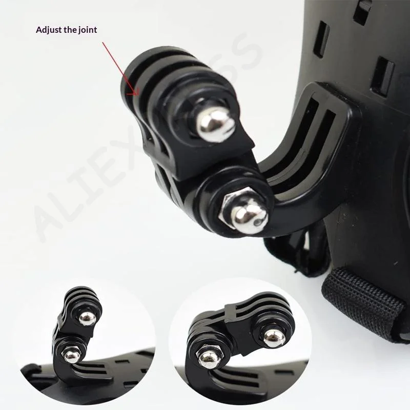 New Motorcycle Helmet Chin Strap Mount Phone Clip Holder Bracket For Action And Sports Camera Accessories