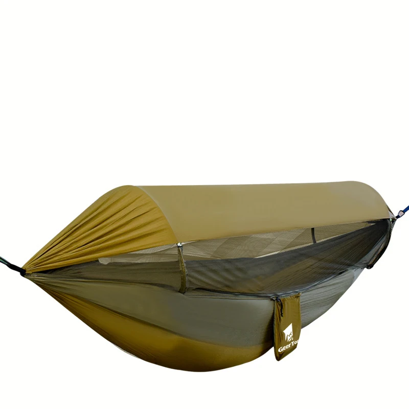 Outdoor-Schaukel Nylon Hängematte Zelt wasserdicht langlebig Anti-Mücke hängende Hängematte Outdoor-Möbel Überleben Camping-Ausrüstung