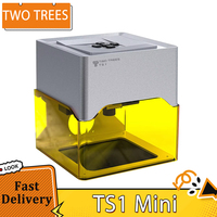 TWO TREES TS1 Mini 3W Laser Engraver 800mm/min Speed Supports Object Height 0-35mm Compatible with Lightburn/LaserGRBL 80*80mm