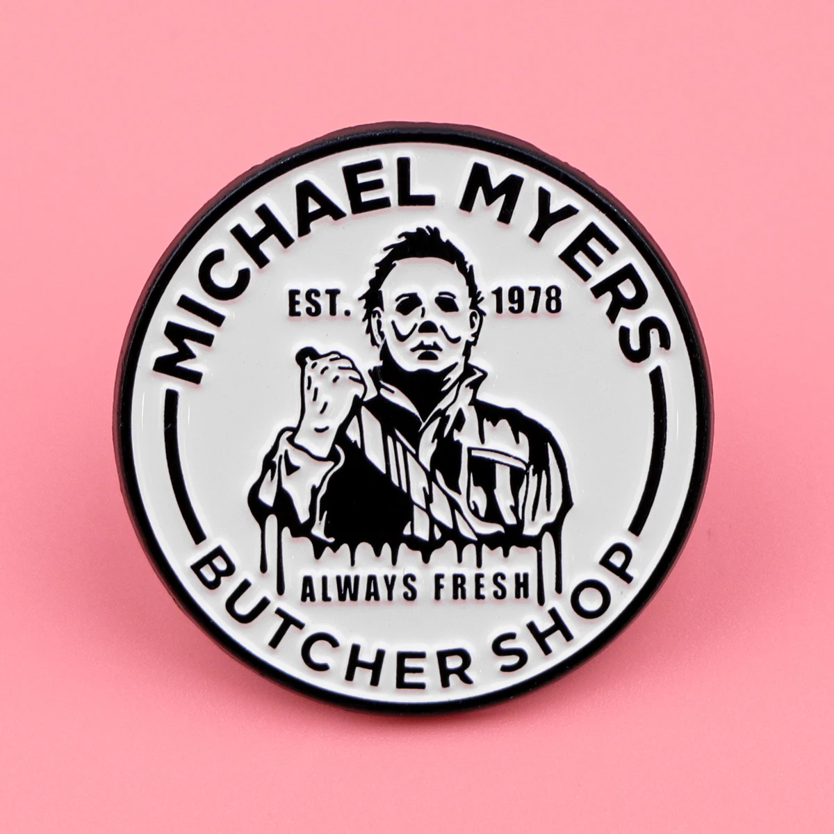 Horror Movie Killer Lapel Pins for Backpacks Men Brooch for Clothes Jewelry Enamel Pin Badges Halloween Accessories Gift