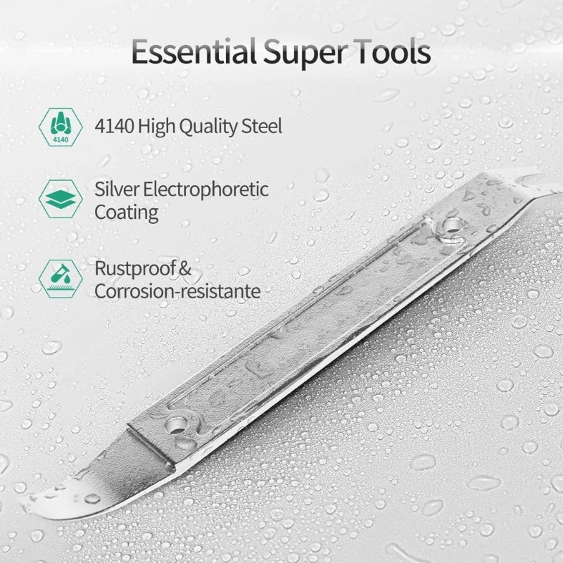 1Pc/2Pcs Multifunction Pocket Metal Pry Tool Car Trim Removal Tool Easily Remove Door Panel Sheet Metal Auto Body Tool