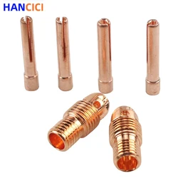 10Pcs Argon Welding TIG Inverter DC Welding Machine 0.5mm/1.0mm/2.0mm/2.4mm TIG WP9 WP20 Collet Body and Collet