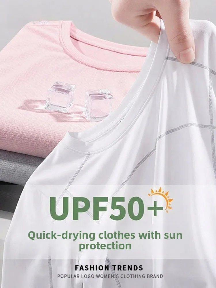 

Women's Long Sve Sports T-irt Qui Dry Outdoor Fitn Climbing irt Spring Autumn Versatile White Color Running Top