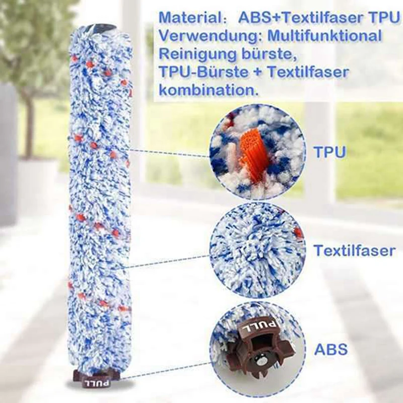 แปรงขัดพื้นไม้สำหรับ2303 1785 Bissell Crosswave ชุด2306 2305แปรงขัดพื้นไม้สำหรับสัตว์เลี้ยง