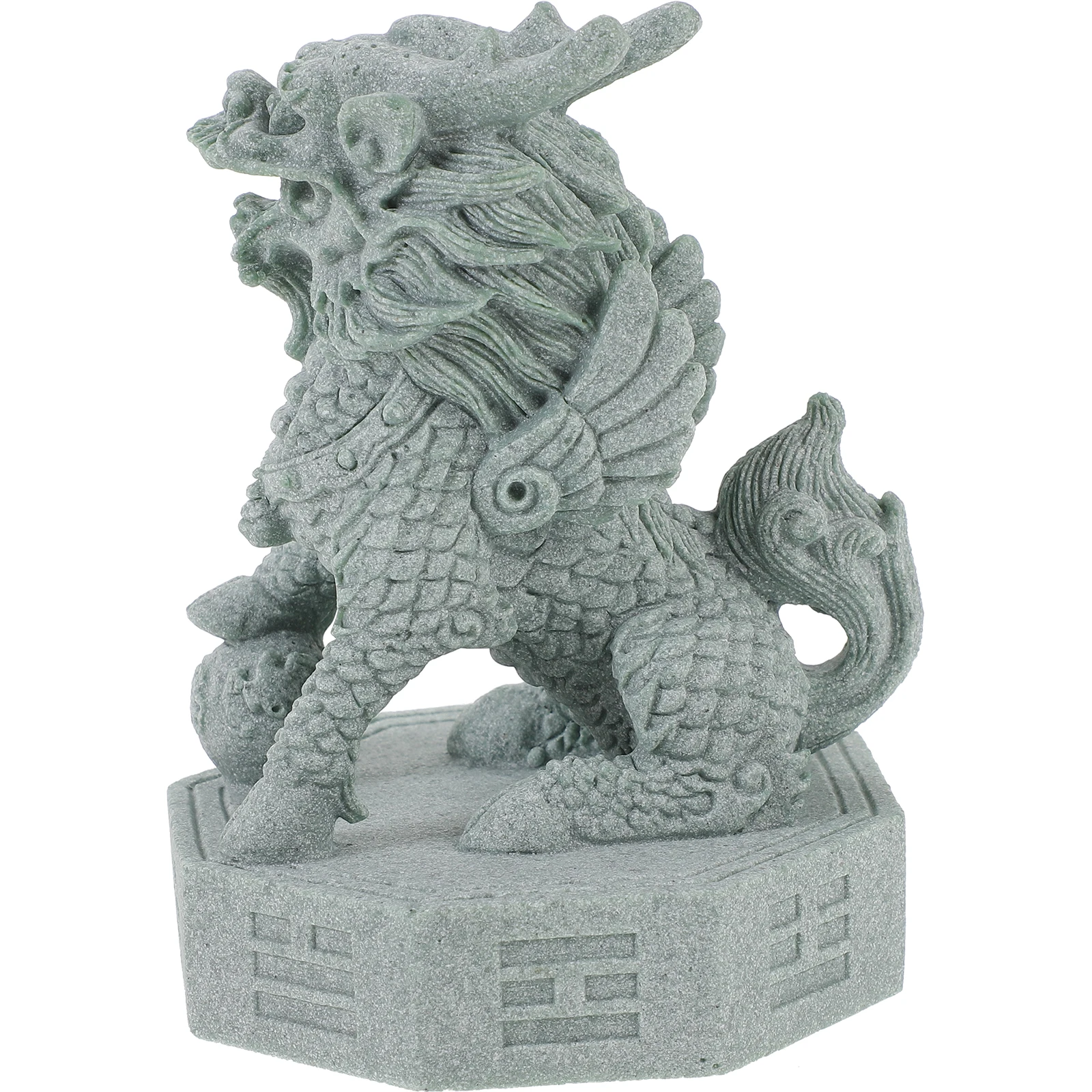 

Stone Kylin Statue Small Figurine Sculpture Garden Decor L nament Animal Decoration Birthday Gift